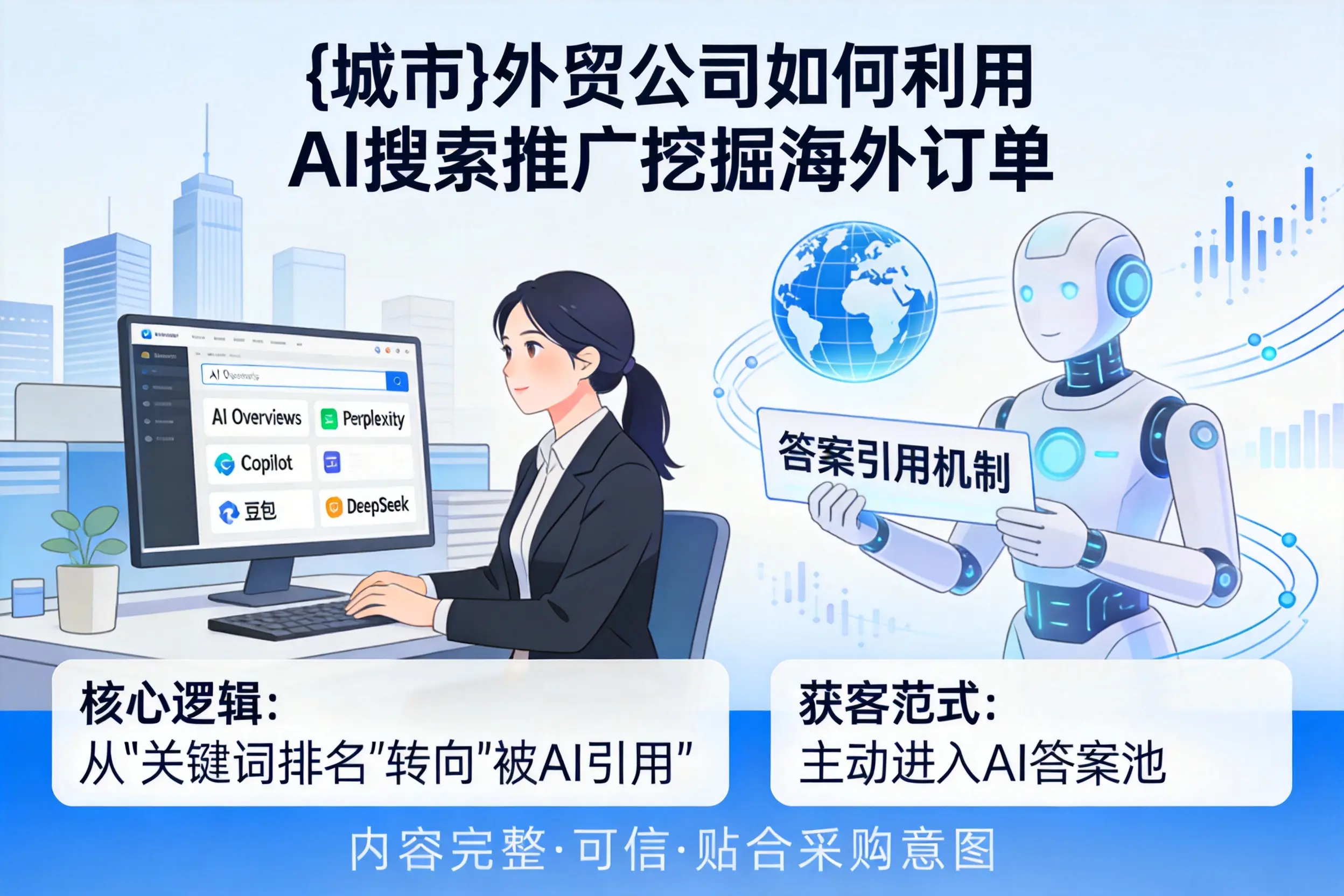 大兴安岭外贸公司如何利用AI搜索推广挖掘海外订单