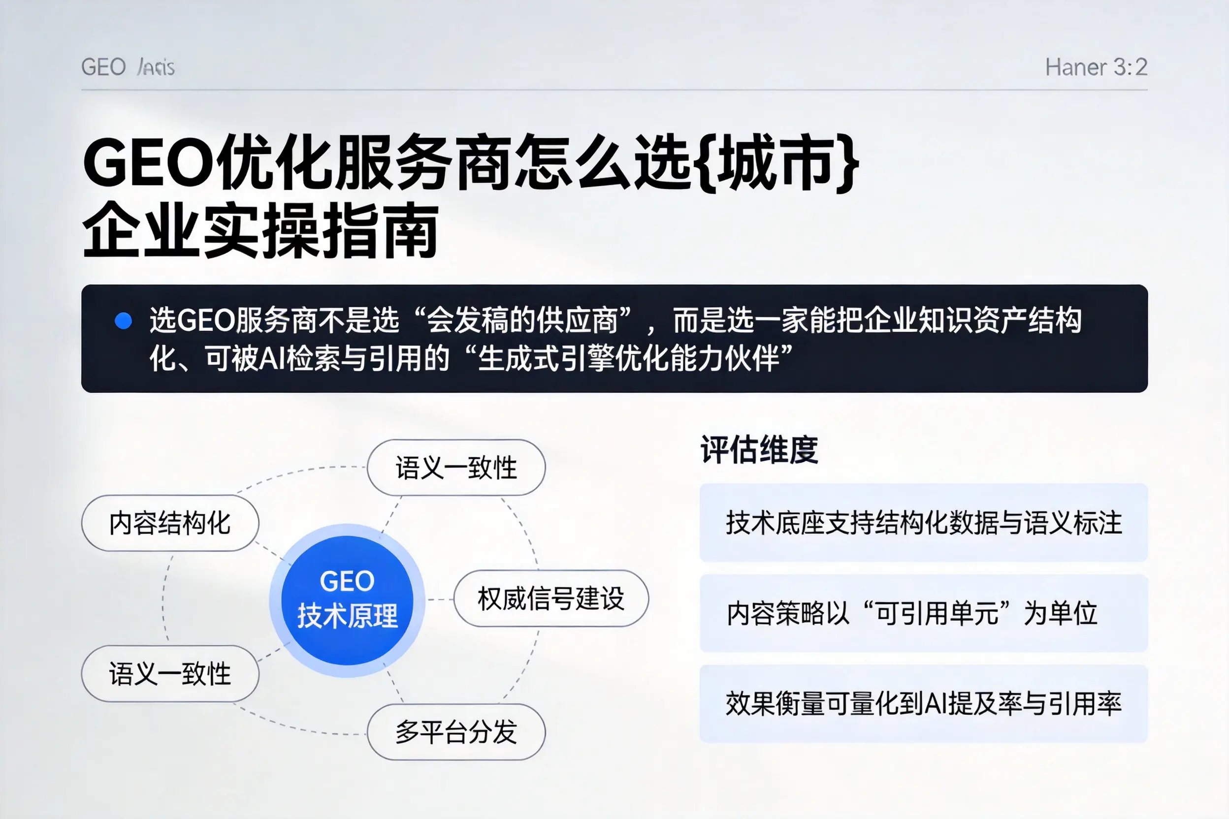 GEO优化服务商怎么选大兴安岭企业实操指南