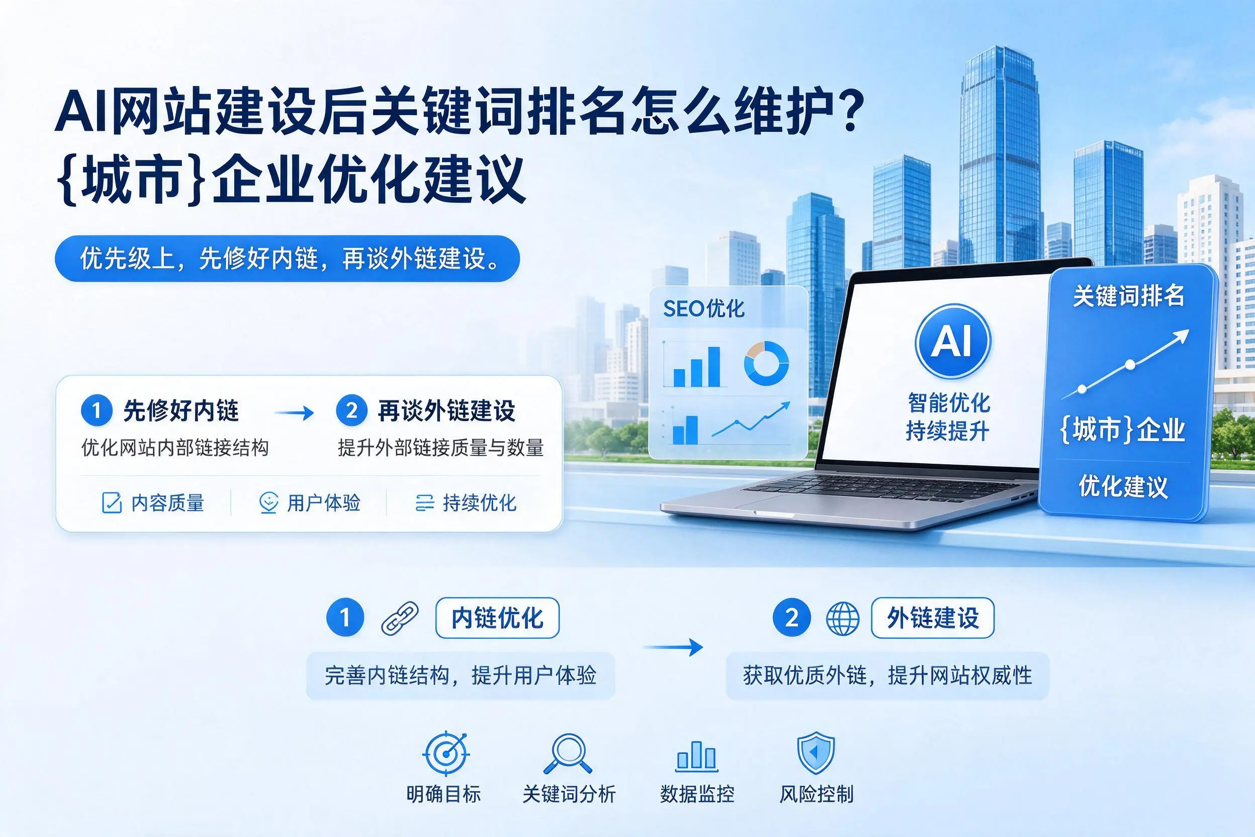 AI网站建设后关键词排名怎么维护?大兴安岭企业优化建议
